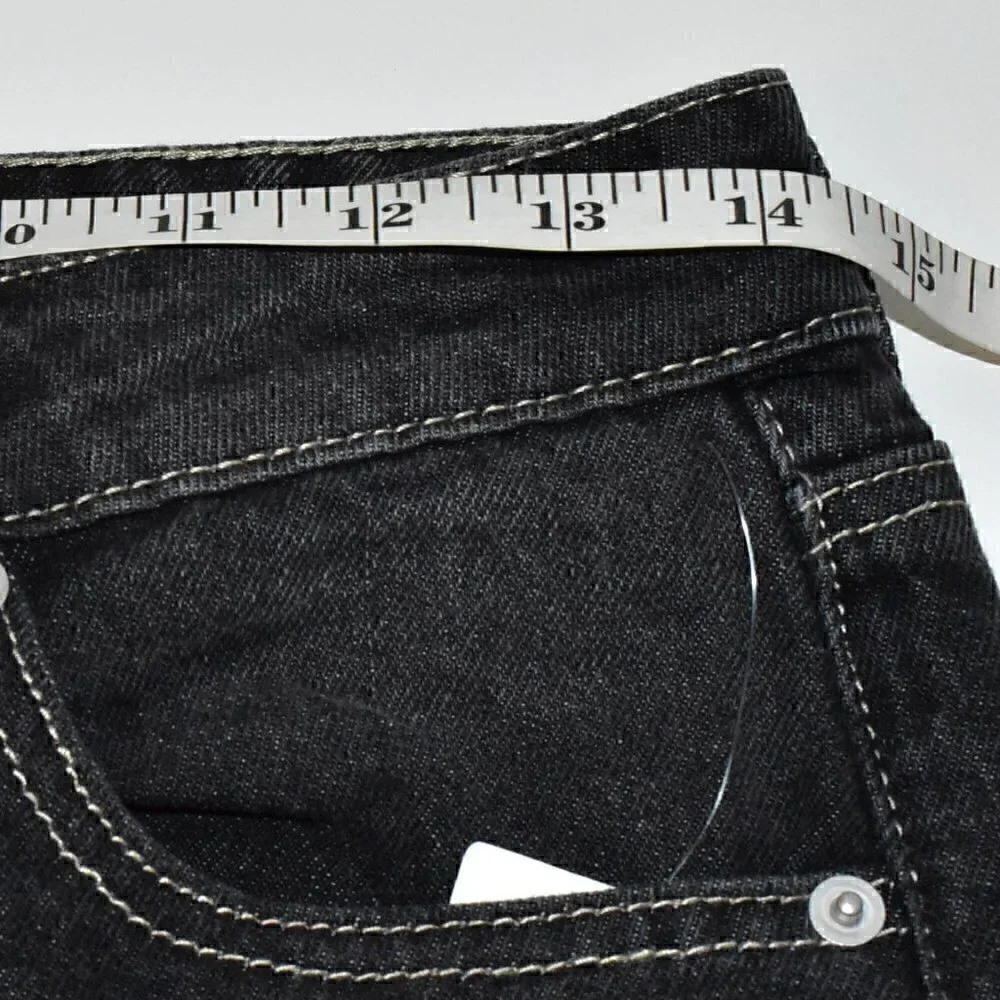 BP Be Responsible Ripped High Waist Mom Denim Jeans Vintage Black Size 28